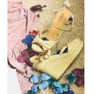 Boho wedges (sz 6.5)